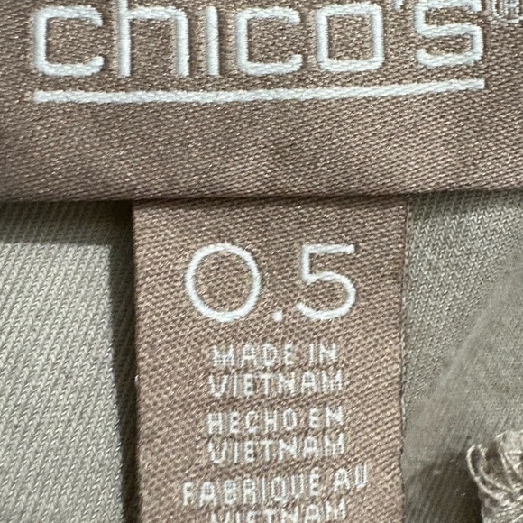 NWT Chicos wide leg chino pants - Picture 3 of 9